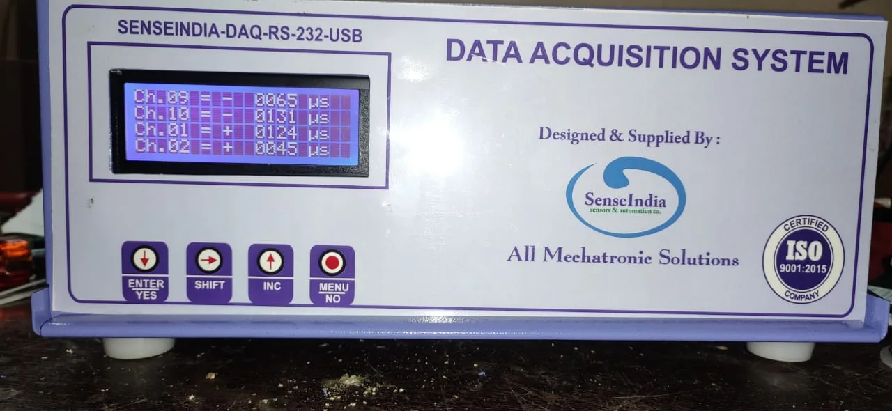 Multi channel industrial data logger with digital display by SenseIndia